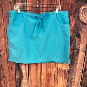 LL BEAN‎ AQUA SKIRT HIKING SWIMMING L